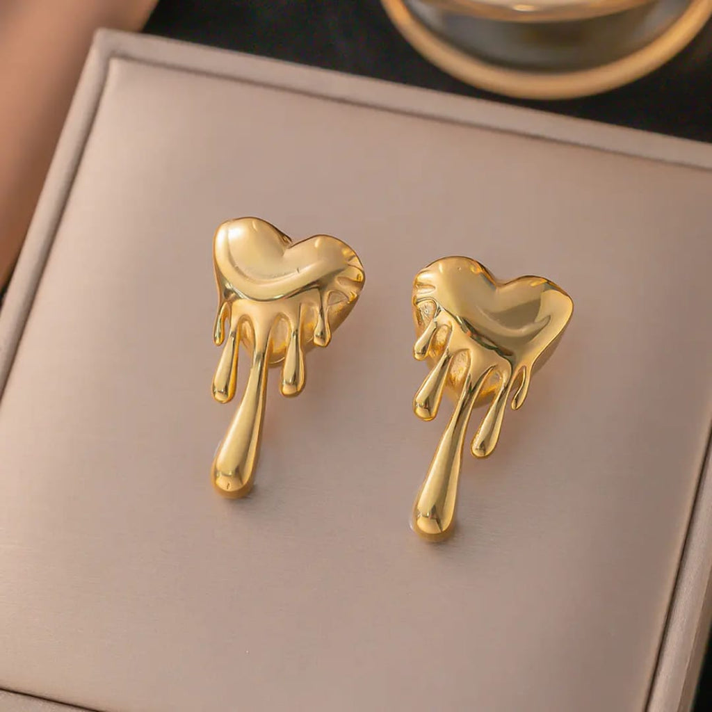 Melting Heart Anti Tarnish Earings