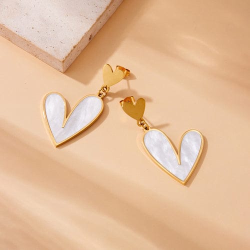 Bold Sassy Heart Anti Tarnish Earings