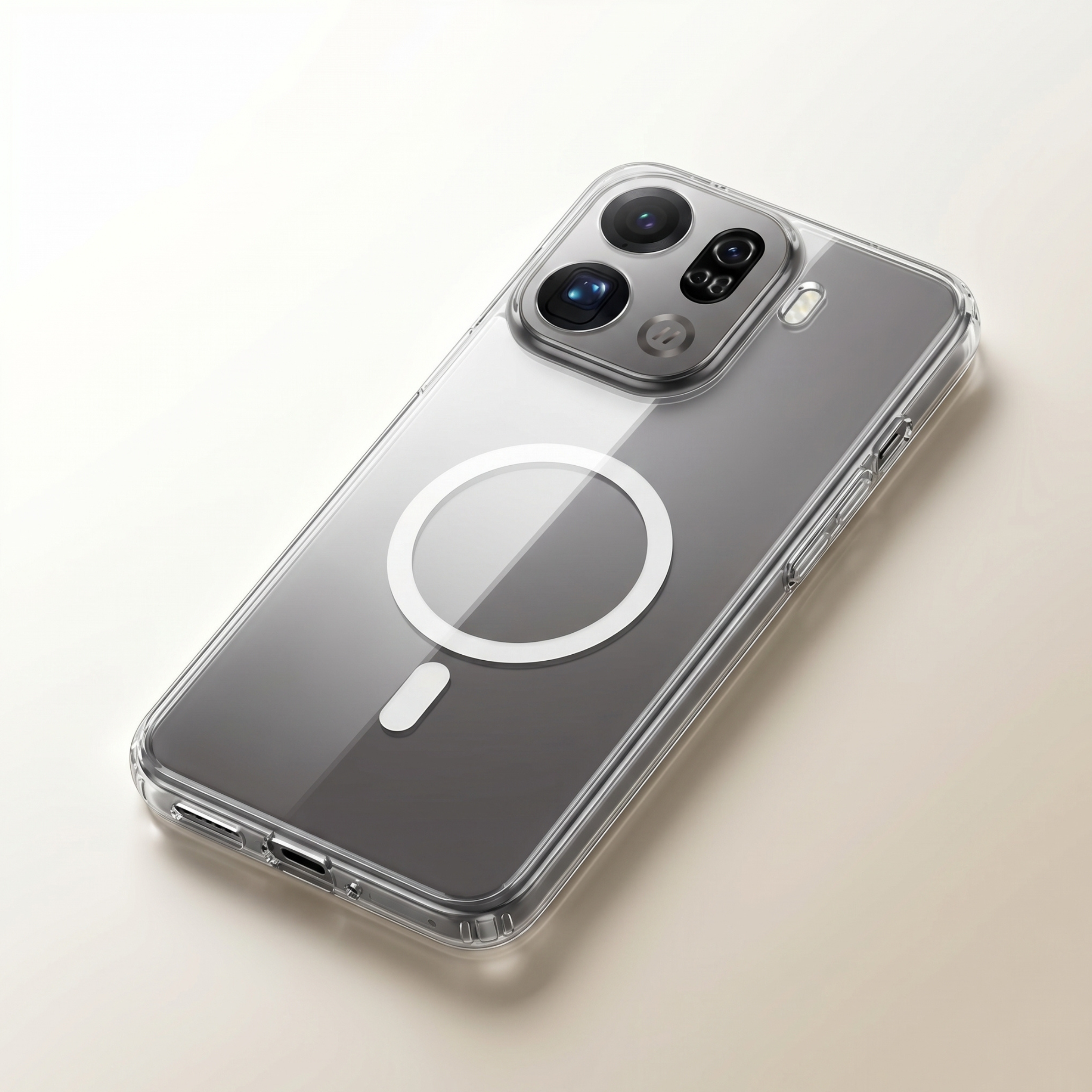Anti-Yellow Magsafe Clear Case Oppo X Series