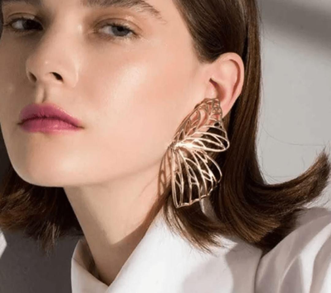 Big Butterfly Wing Earings