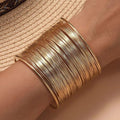 Gold Plated Party Statement Style Bracelet