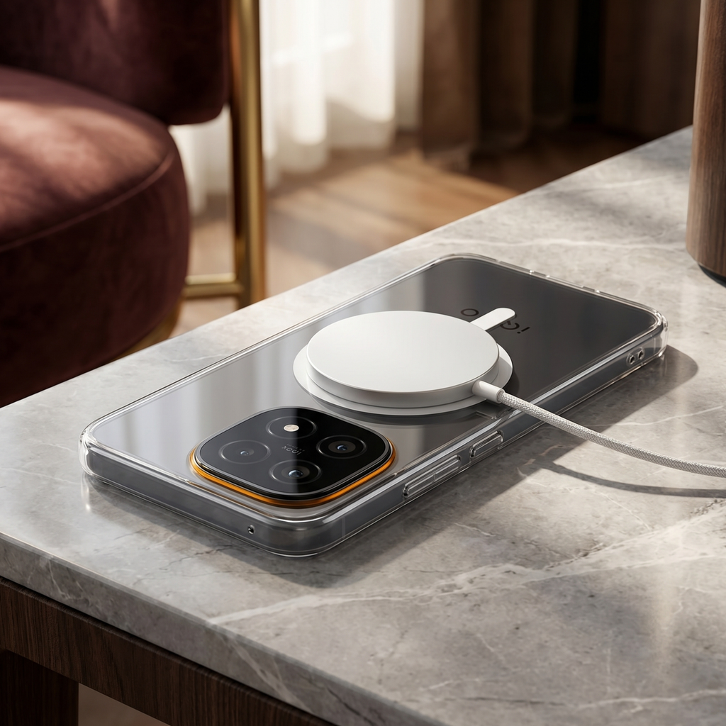 Anti-Yellow Magsafe Clear Case - iQOO