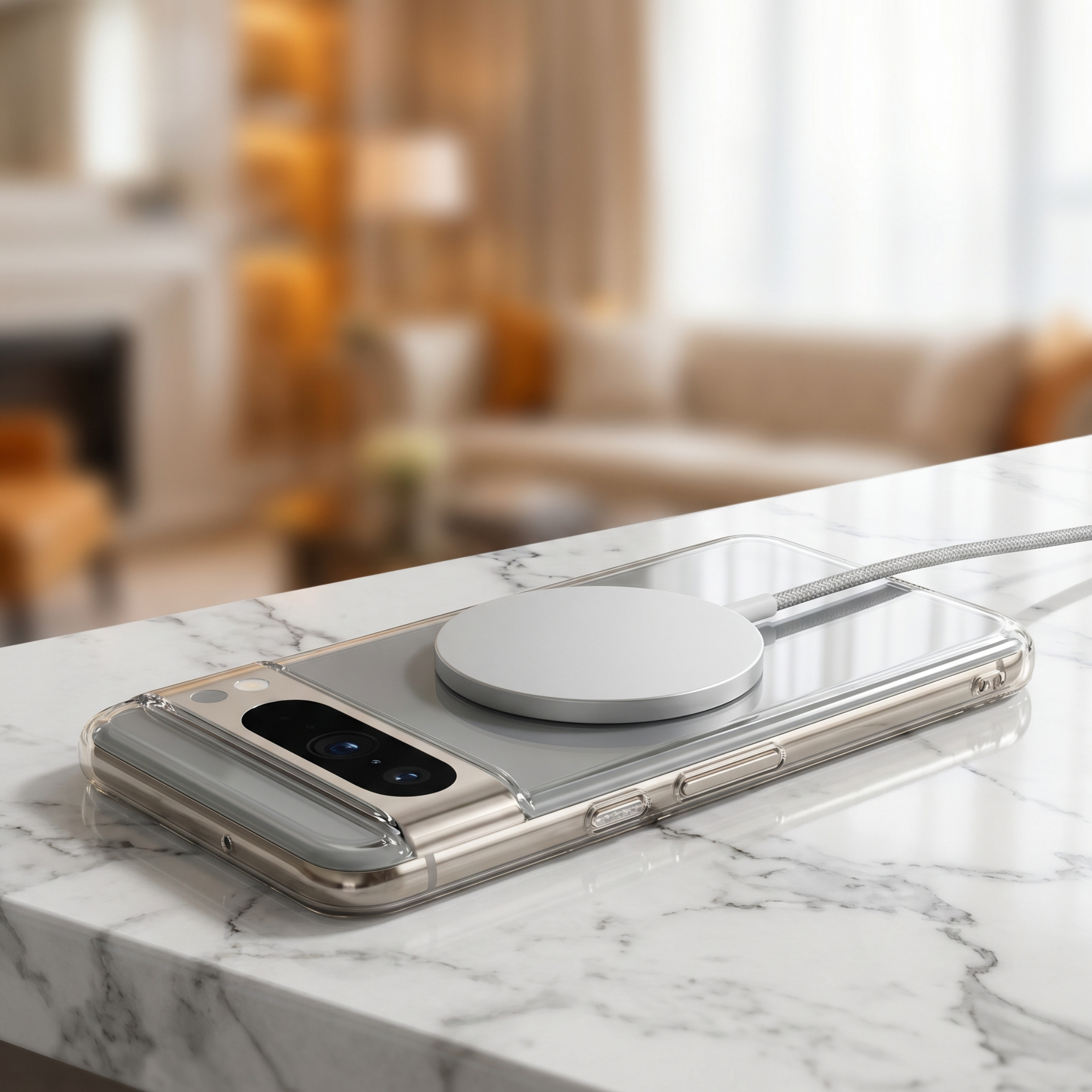 Anti-Yellow Magsafe Clear Case Google Pixel