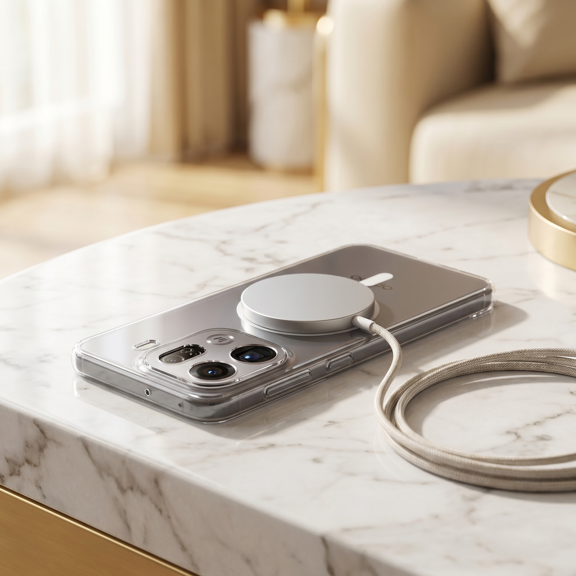 Anti-Yellow Magsafe Clear Case Oppo X Series