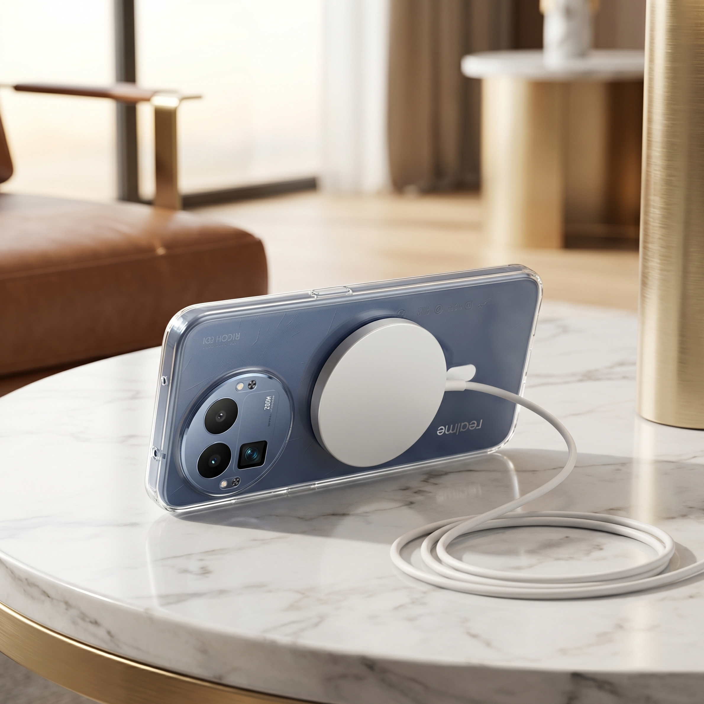 Anti-Yellow Magsafe Clear Case - Realme