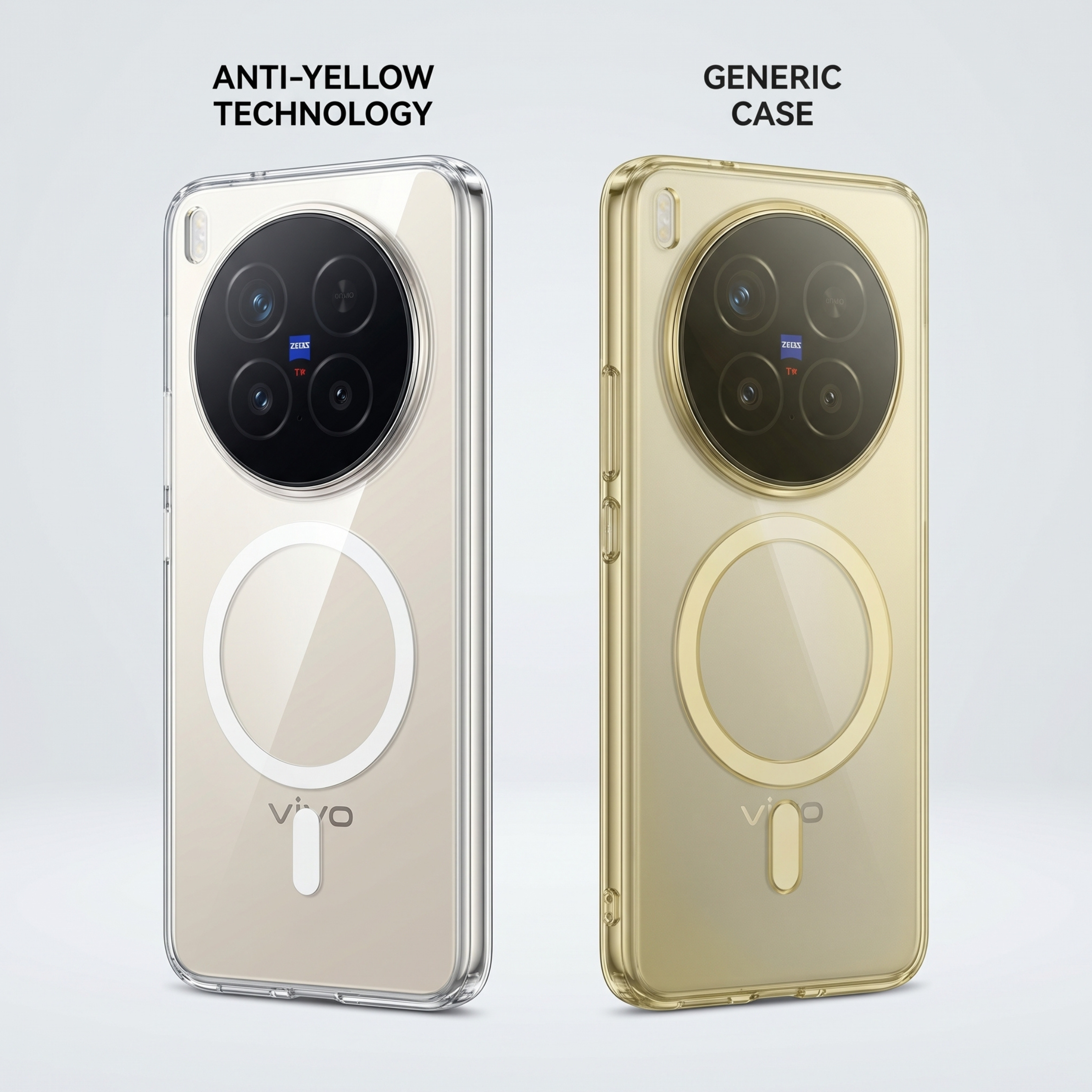Anti-Yellow Magsafe Clear Case - Vivo