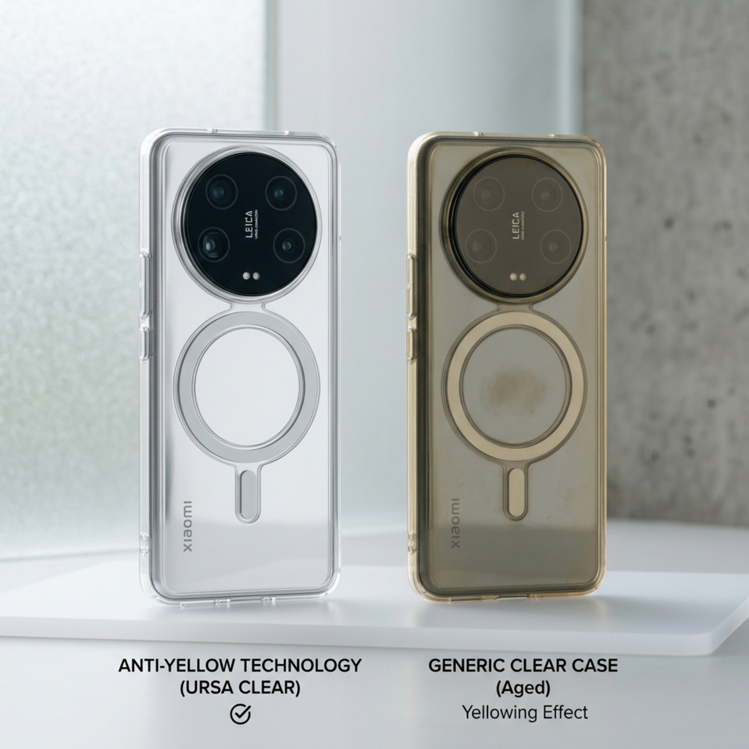 Anti-Yellow Magsafe Clear Case Xiaomi