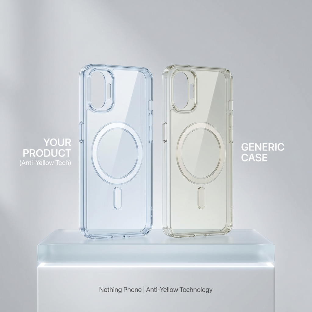 Anti-Yellow Magsafe Clear Case Nothing