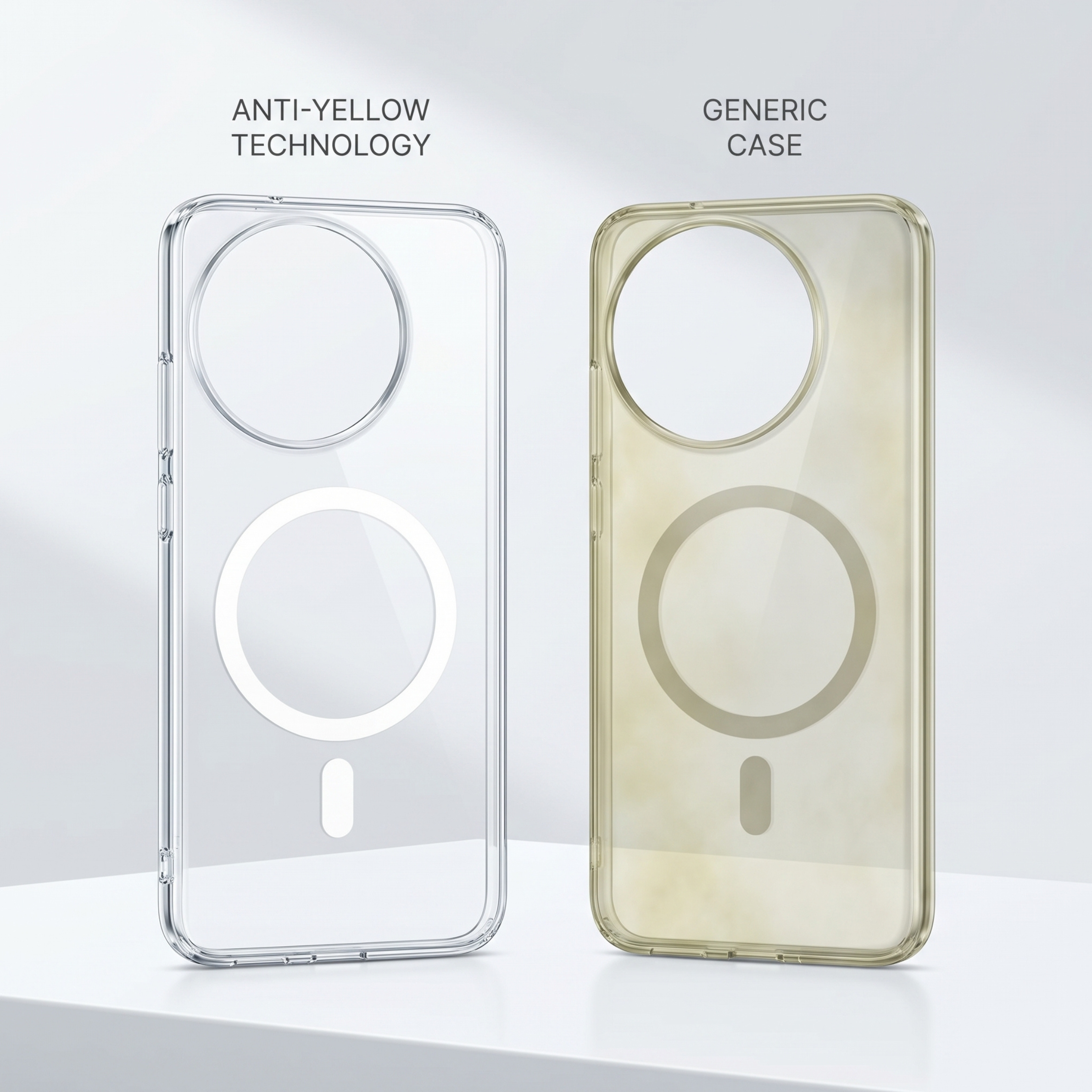 Anti-Yellow Magsafe Clear Case - Realme