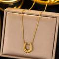 Oval Anti Tarnish Necklace