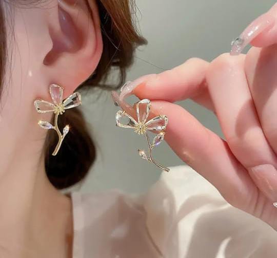 Flowerly Elegant Korean Earings
