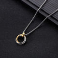 Twin Colour Anti Tarnish Necklace