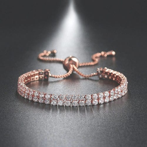 Cut Cubic Zirconia Bracelet