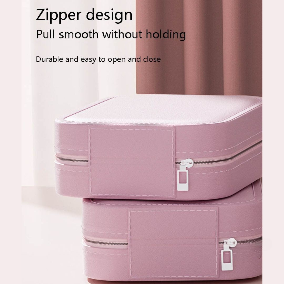 Compact Makeup Vanity With LED Mirror