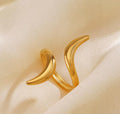 Timeless Elegant Anti Tarnish Adjustable Ring