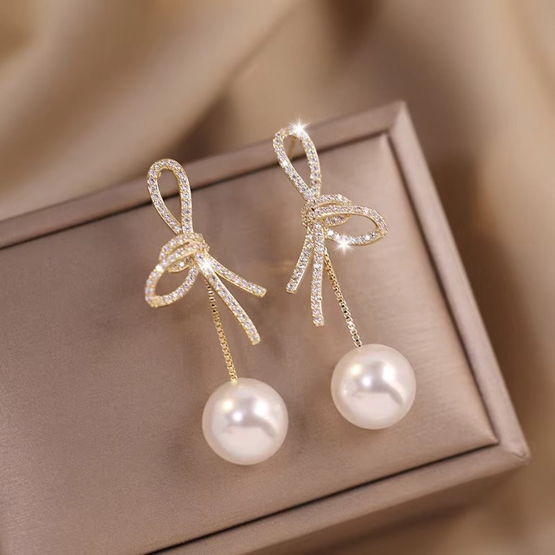Elegant Knot Drop Korean Earings