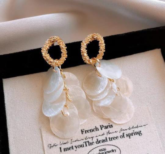 Feather Like Korean Earrings