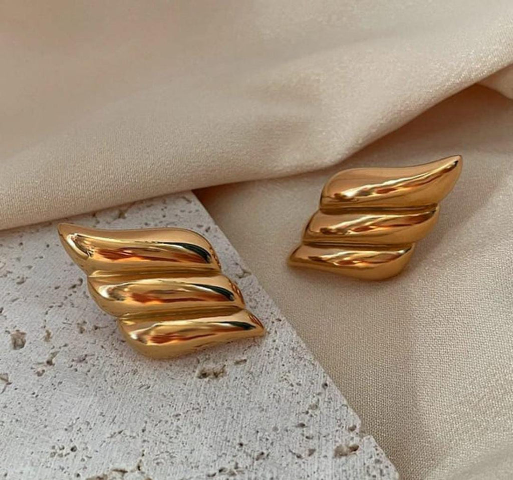 Chunky Gold Anti Tranish Earings