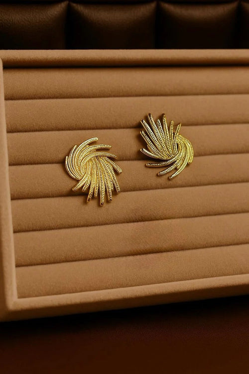 Aurelia Swirl Korean Stud Earings