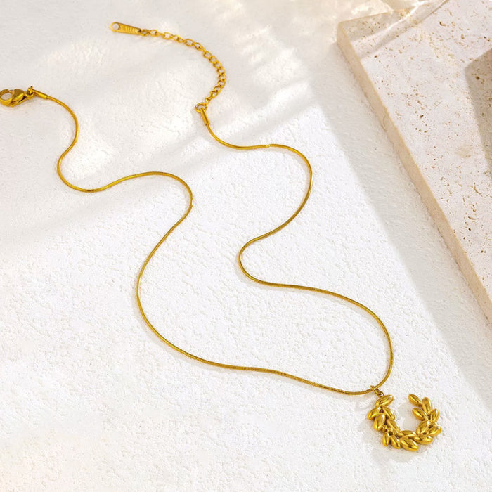 Crescent Moon Themed Anti Tarnish Necklace