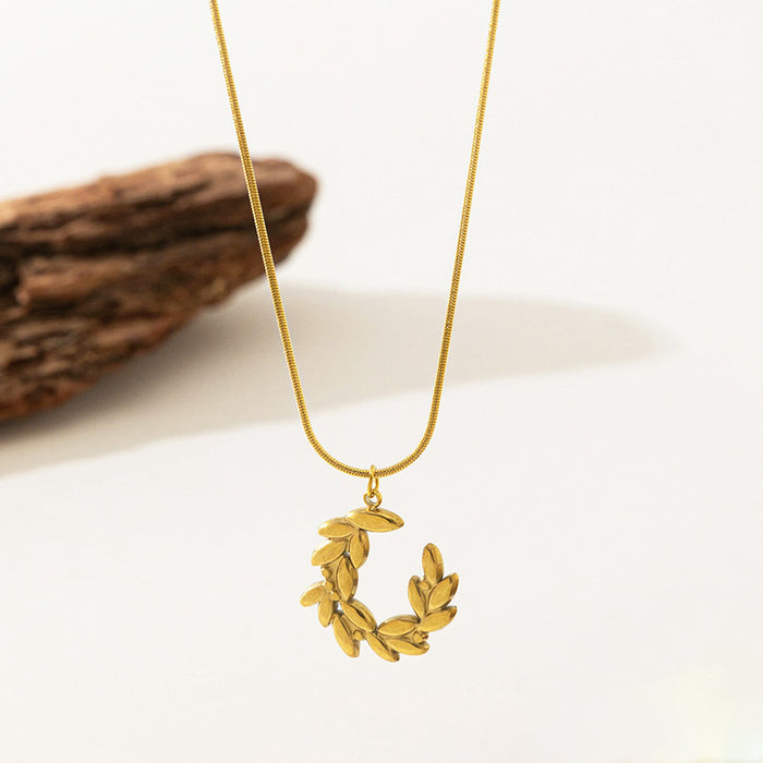 Crescent Moon Themed Anti Tarnish Necklace