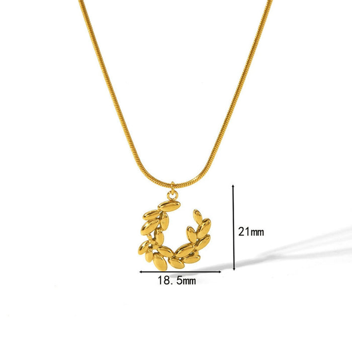 Crescent Moon Themed Anti Tarnish Necklace