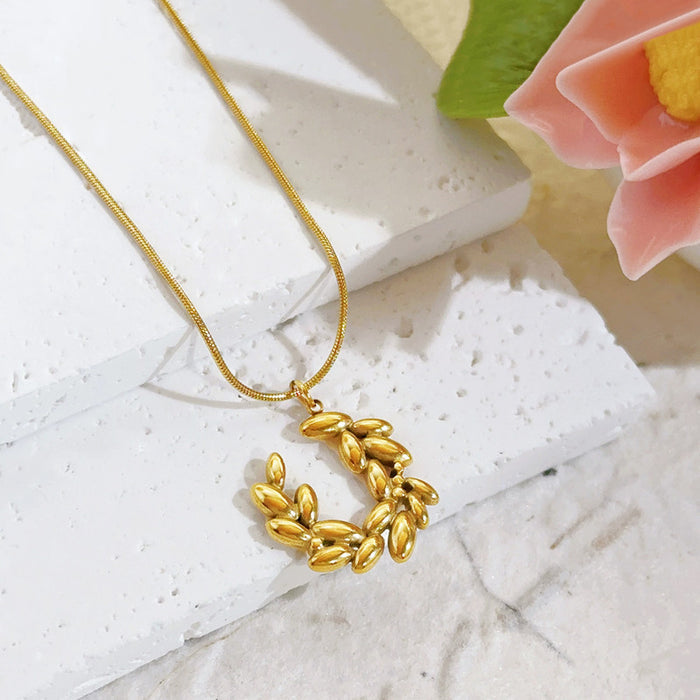 Crescent Moon Themed Anti Tarnish Necklace